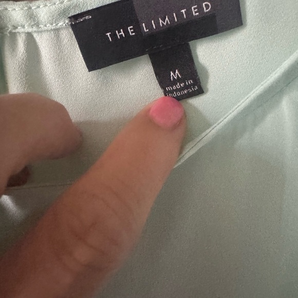 The Limited Light Green Blouse - Picture 3 of 7